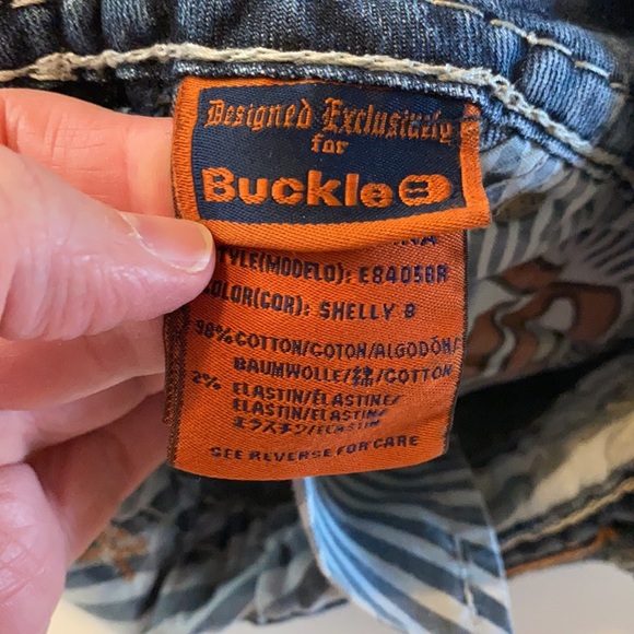 Rock Revival Shelly Boot Western Distressed Jeans - Picture 13 of 16